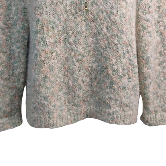 Alfred Dunner Sweater Women's Cowlneck Necklaces Sweater Size M - Picture 5 of 8